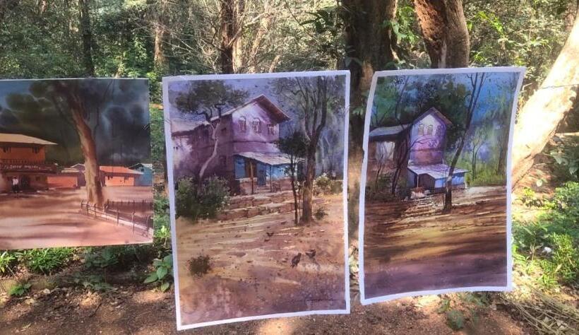 בית מלון כפרי Hilltone Panorama Bungalow Veg Non Veg Matheran