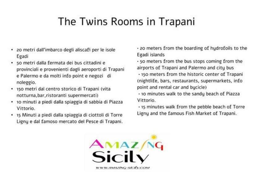 膳宿费 The Twins Rooms In Trapani 2