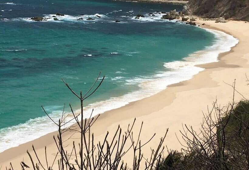 פנסיון Bungalow Doble Con Vista Parcial Al Mar, Cocina Completa