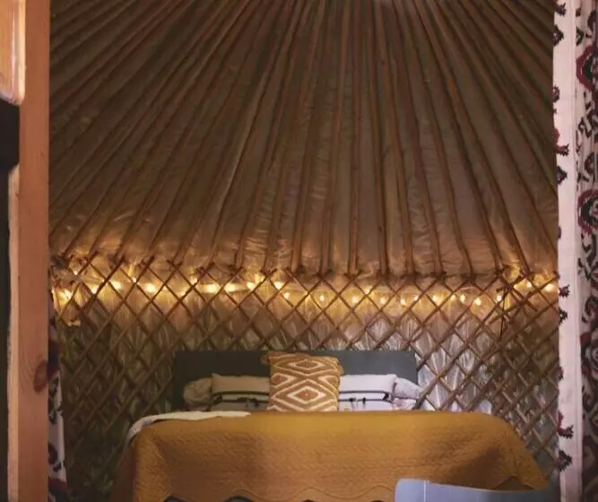 Mushroom Yurt Set In 4 Acres Of Woodland And Lakes