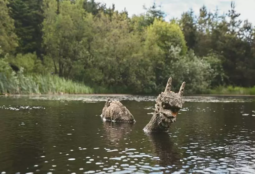 Mushroom Yurt Set In 4 Acres Of Woodland And Lakes