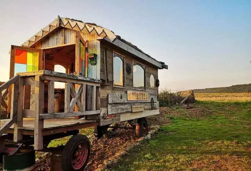 2 X Double Bed, Glamping Wagon In Dalby Forest