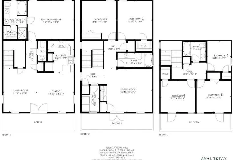 Coral By Avantstay Gorgeous Three Story Home W/ Two Balconies