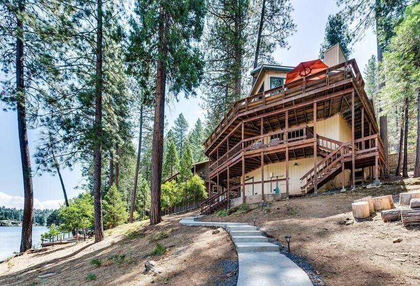 Dos Pinos   Spacious Lakefront Cabin W/ Game Room By Yosemite Region Resorts