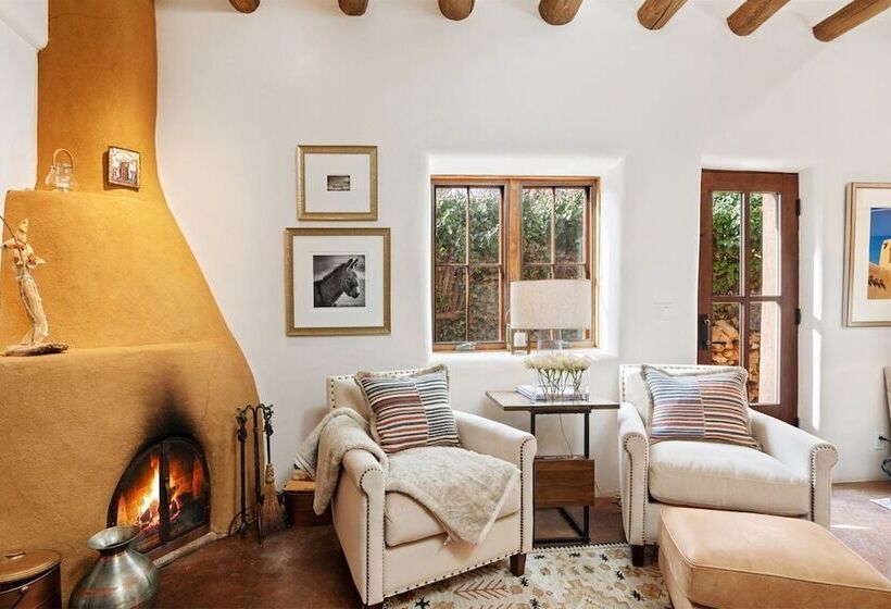 Carmel   Elegant East Side Adobe With Kiva Fireplace, Walk To Canyon Rd And The Plaza