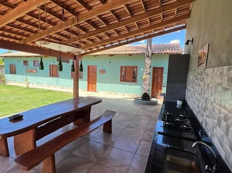 Majatalo Casa Aconchegante 5 Min Praia Com Churrasqueira