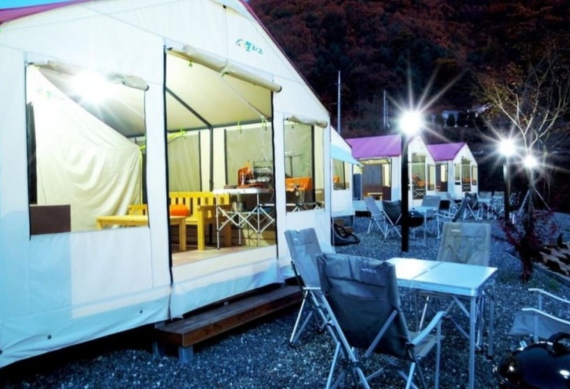 بنسيون Hongcheon Hwani Glamping