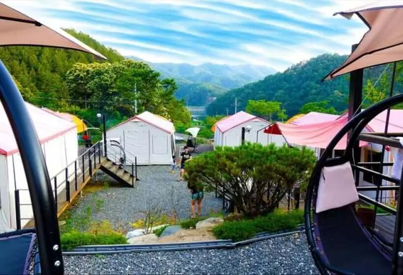 ペンション Hongcheon Hwani Glamping