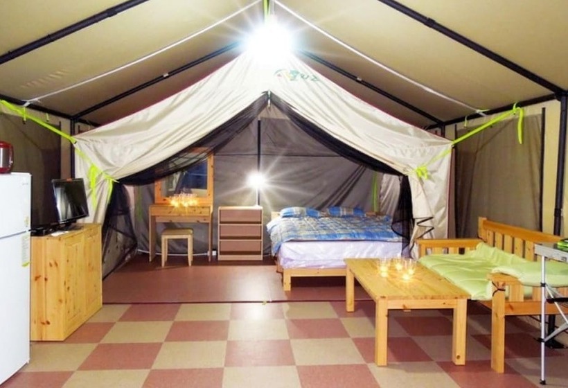 بنسيون Hongcheon Hwani Glamping