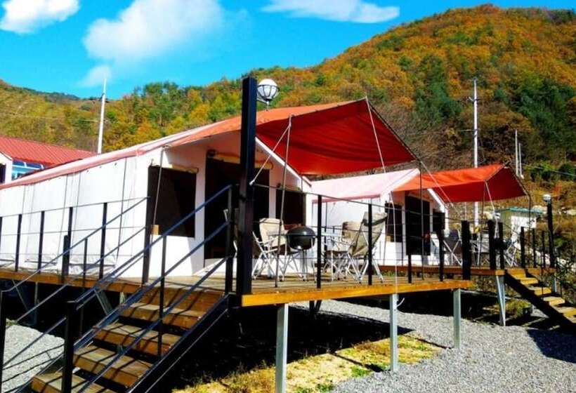 بنسيون Hongcheon Hwani Glamping