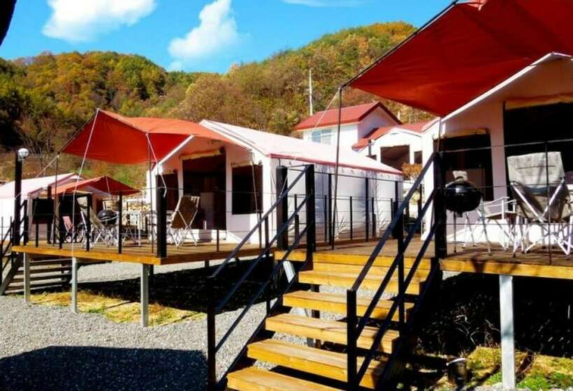 بنسيون Hongcheon Hwani Glamping