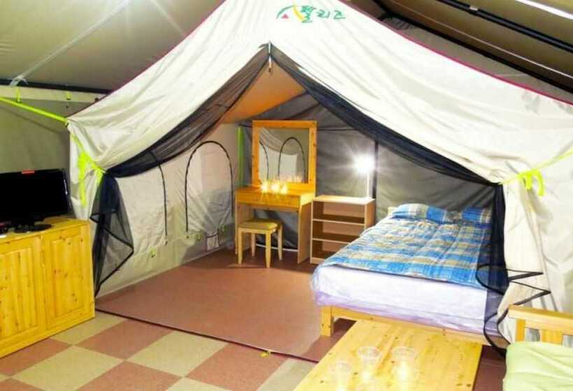 بنسيون Hongcheon Hwani Glamping