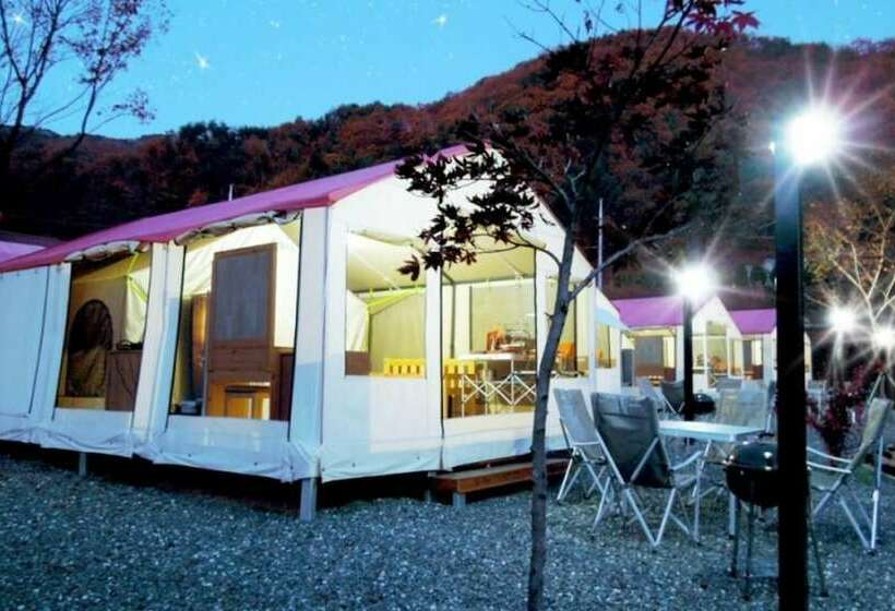 بنسيون Hongcheon Hwani Glamping