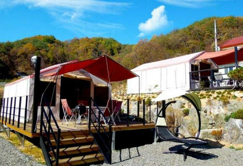 بنسيون Hongcheon Hwani Glamping
