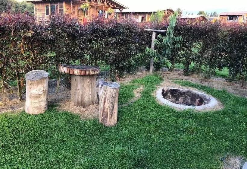 ホテル Cabañas Villa Ines De Suesca