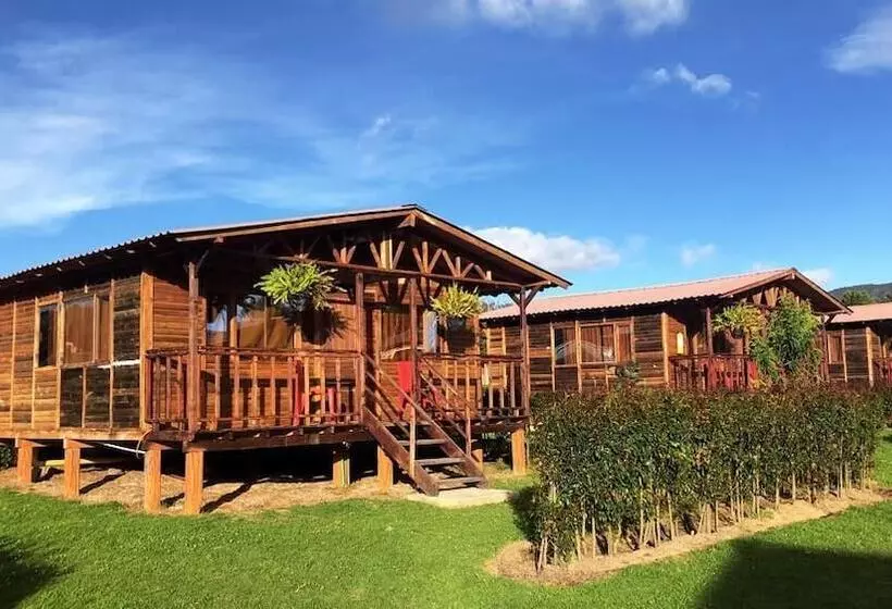 ホテル Cabañas Villa Ines De Suesca