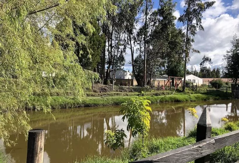 ホテル Cabañas Villa Ines De Suesca