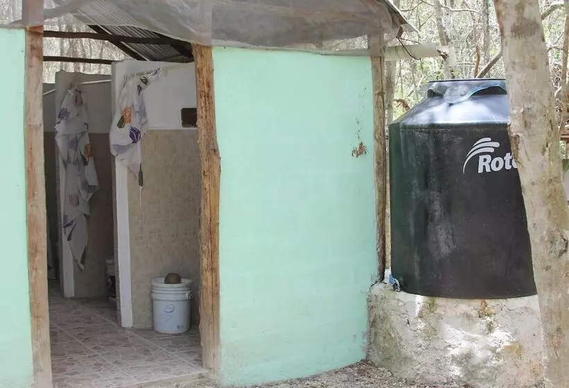 Hotelli Campamento Yaaxche En Calakmul