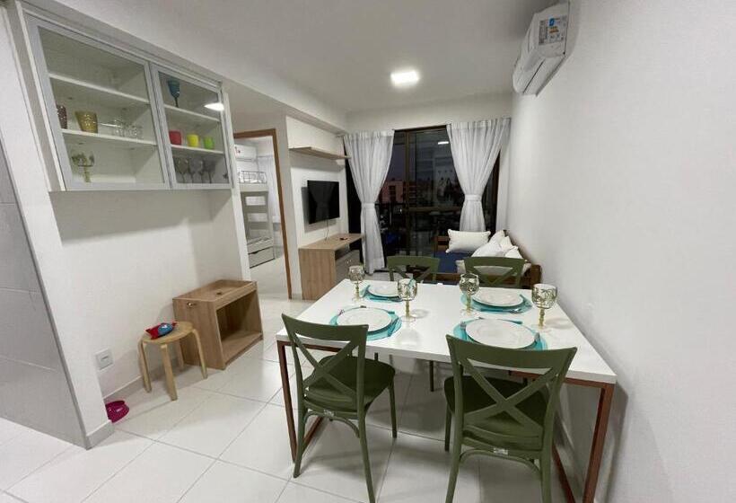 Mana Beach Experience  Muro Alto  Flat Luxo 2 Qtos