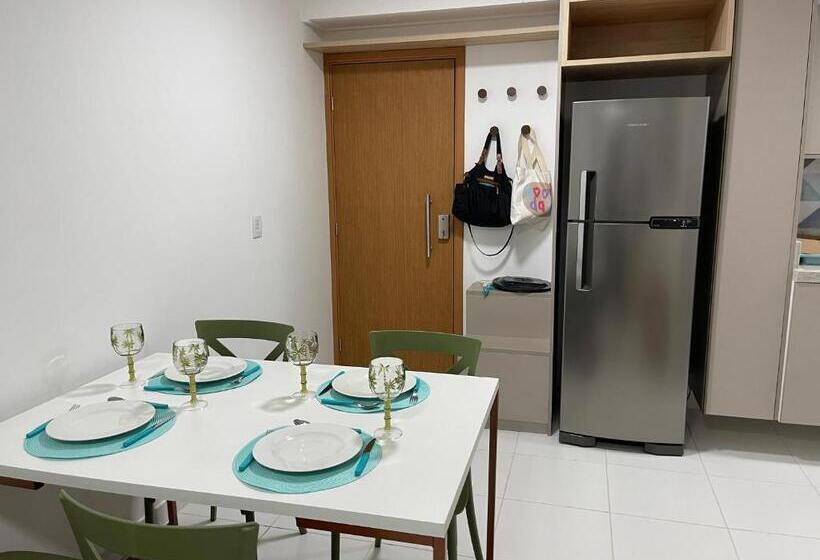 Mana Beach Experience  Muro Alto  Flat Luxo 2 Qtos