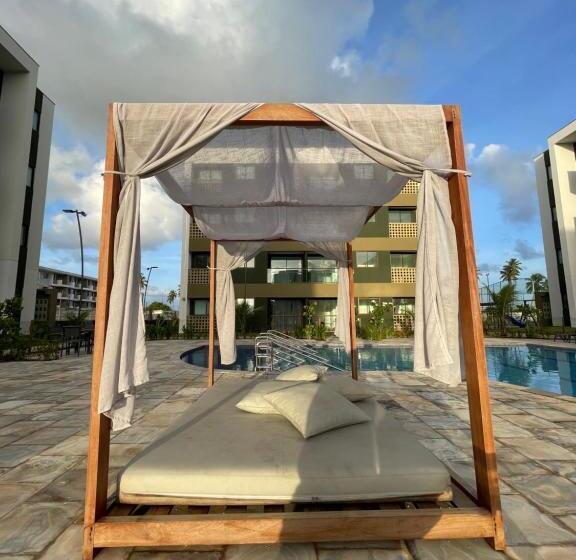 Mana Beach Experience  Muro Alto  Flat Luxo 2 Qtos