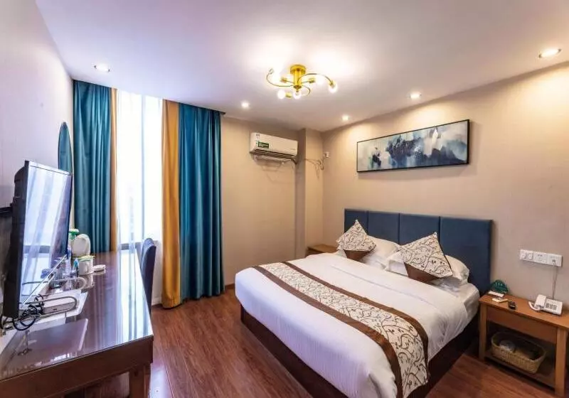 Hotelli Greentree Inn Jiangsu Suzhou Wujiang Yongkang Pedestrian Road Express
