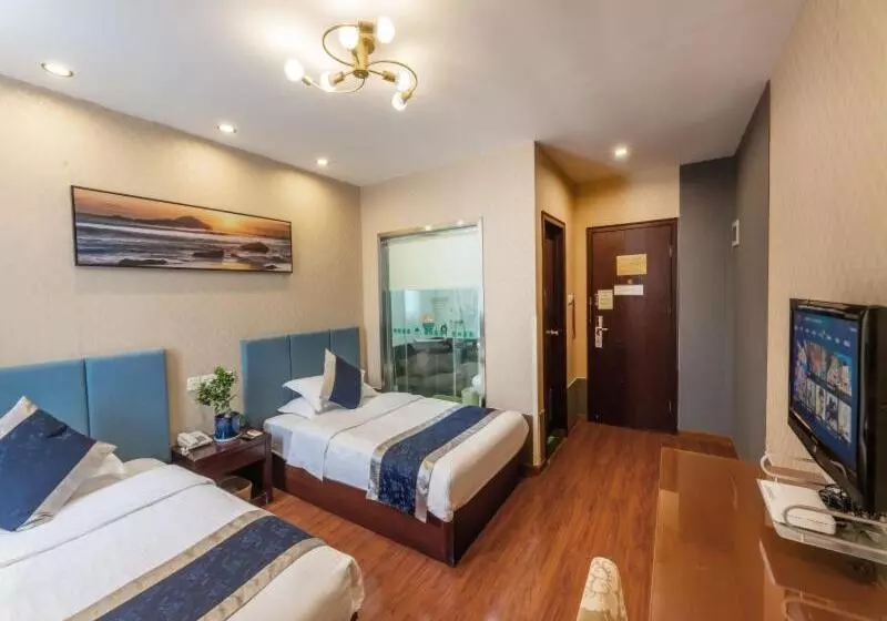 Hotelli Greentree Inn Jiangsu Suzhou Wujiang Yongkang Pedestrian Road Express