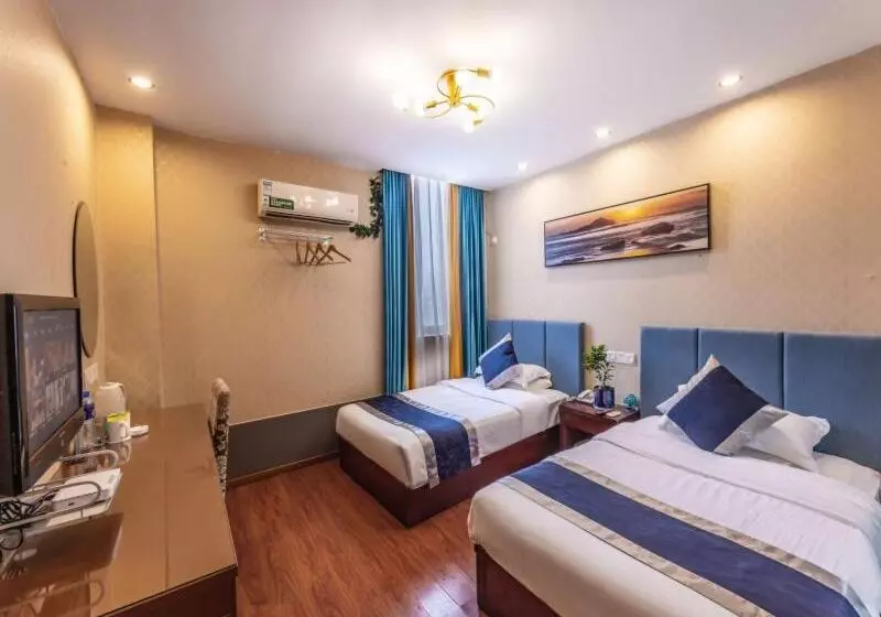 Hotelli Greentree Inn Jiangsu Suzhou Wujiang Yongkang Pedestrian Road Express