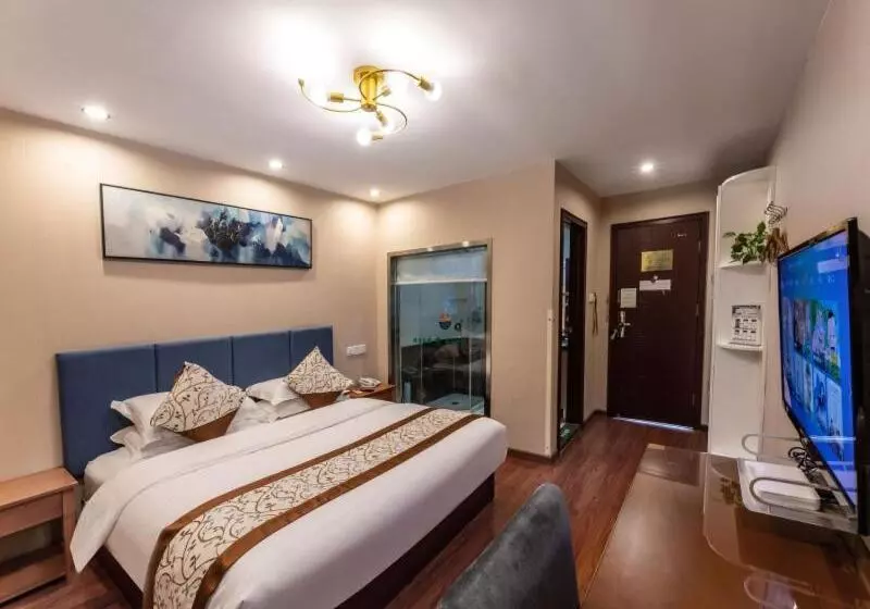 Hotelli Greentree Inn Jiangsu Suzhou Wujiang Yongkang Pedestrian Road Express