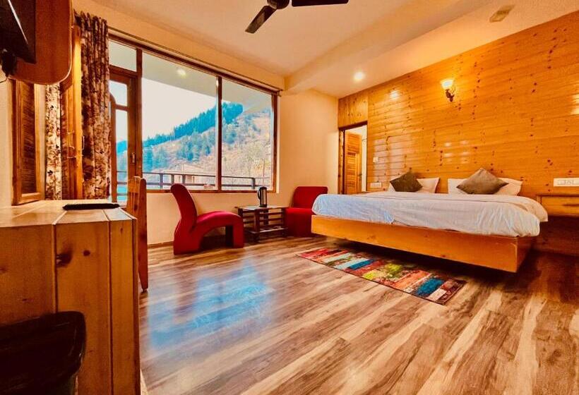 Отель Kartik Cottage, Manali   A Blissful View From Entire Cottage