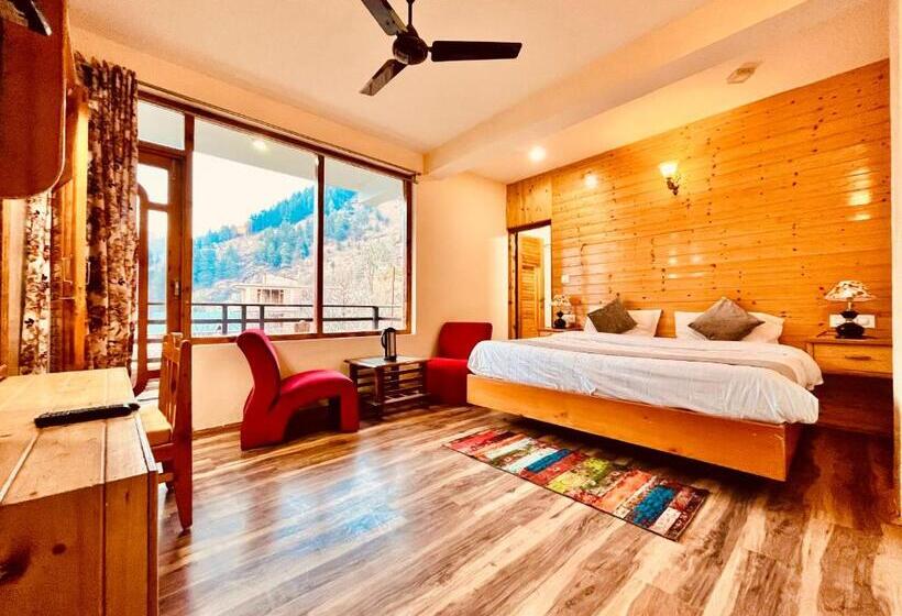 Отель Kartik Cottage, Manali   A Blissful View From Entire Cottage