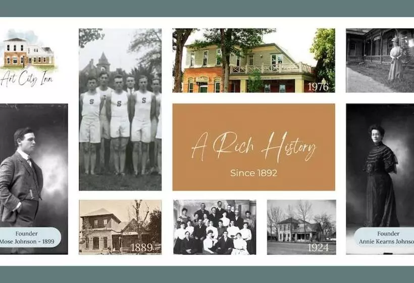 ホテル Suite 9 Historic Art City Inn