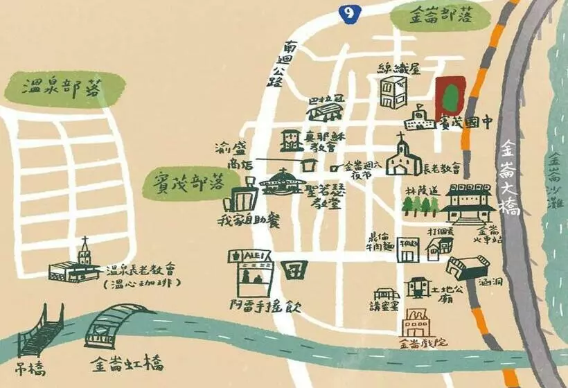 هاستل 太麻里金崙線織屋背包房line Weaving House B&b