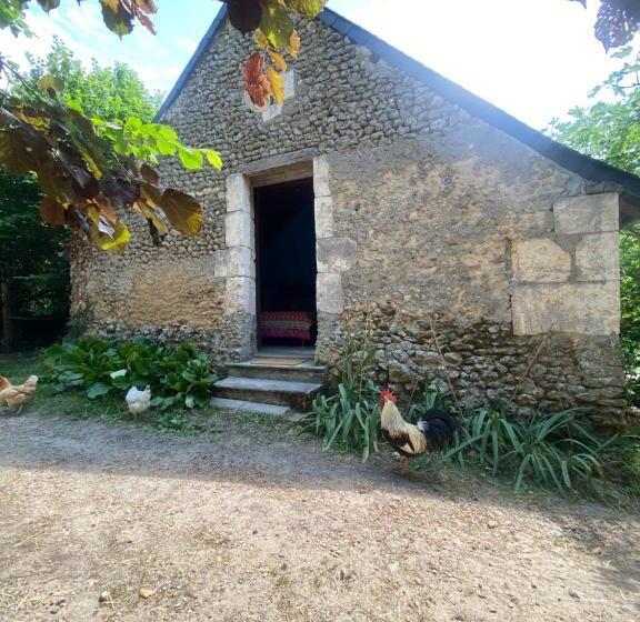 בית מלון כפרי Loire Valley Llama Farm Stay