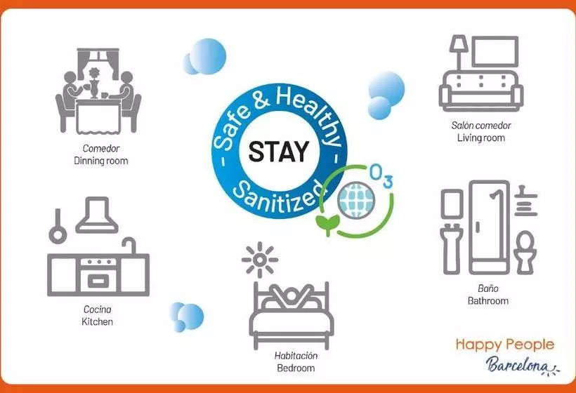 Happy People Sagrada Familia Apartments