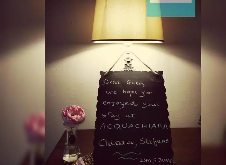 Acquachiara Iseo Deluxe Bed & Breakfast Iseo Center With Garden And Parking Inside