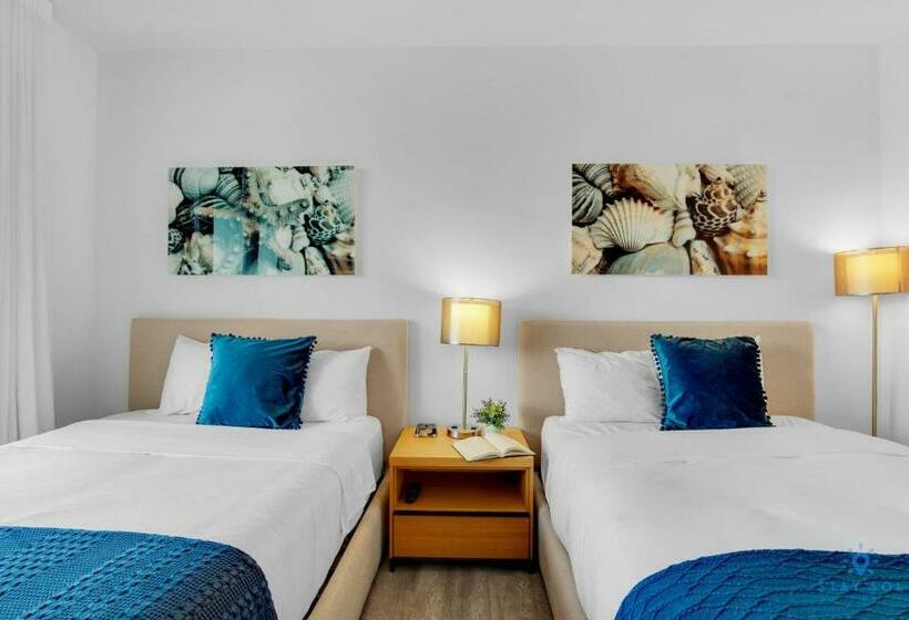 호스텔 Cozy Apartment   Amazing Pool  Near Beach