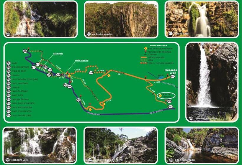 Hotel Pousada Veredas, Café E 08 Cachoeiras Na Propriedade Incluso !