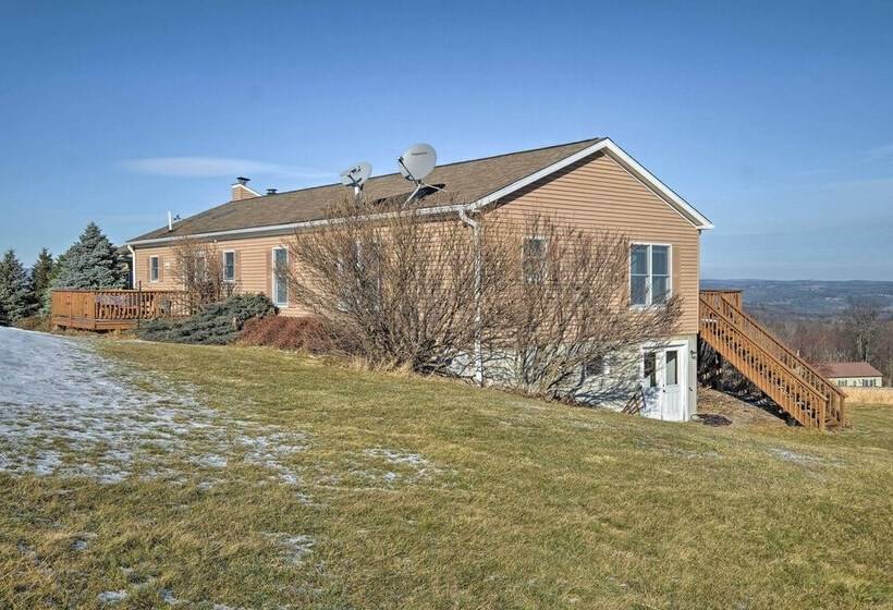 Catskills Mtn Retreat W/ Panoramic View & Fire Pit