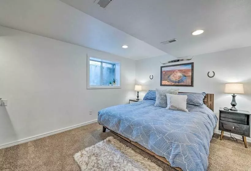Modern Home W/ Fenced Yard: Blocks To Main St!
