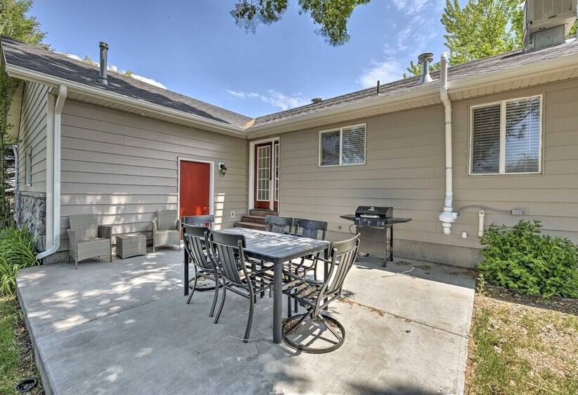 Modern Home W/ Fenced Yard: Blocks To Main St!