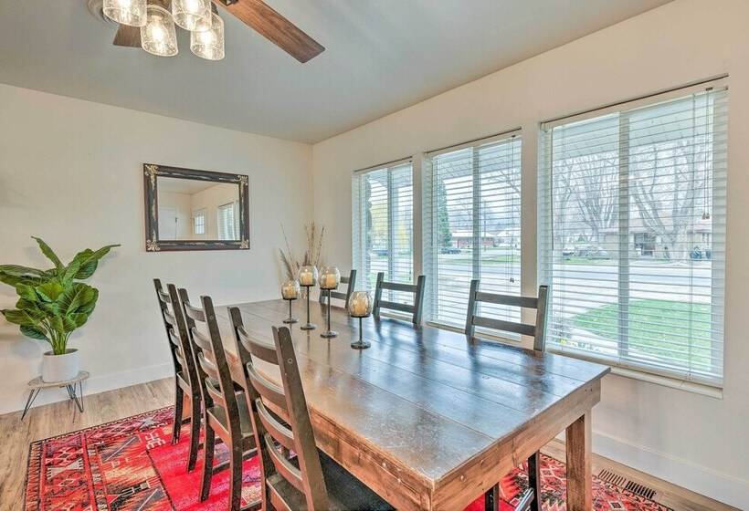 Modern Home W/ Fenced Yard: Blocks To Main St!