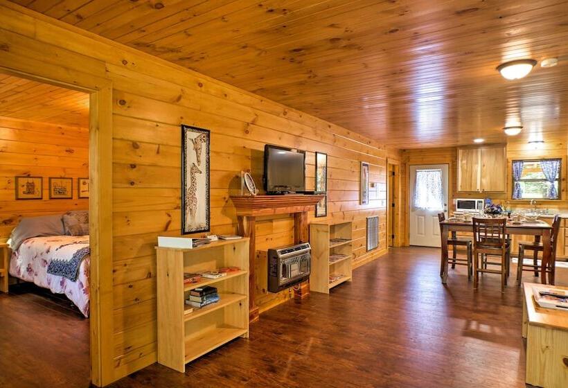 14 Mi To Little River Canyon: Scenic Alabama Cabin