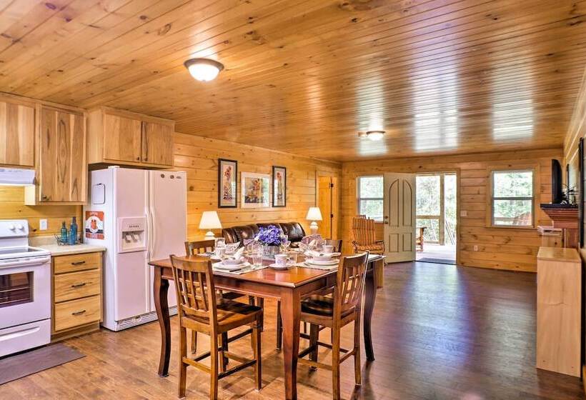 14 Mi To Little River Canyon: Scenic Alabama Cabin