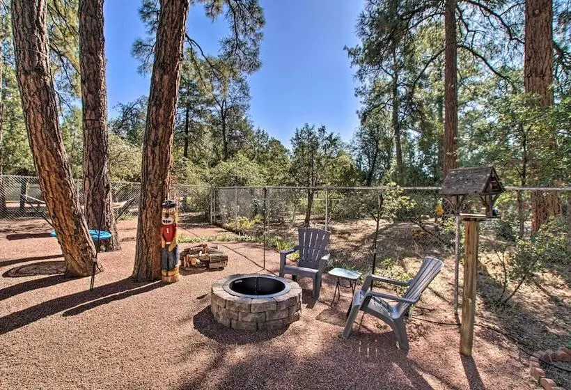 Peaceful Deck + Fire Pit: Payson Home!