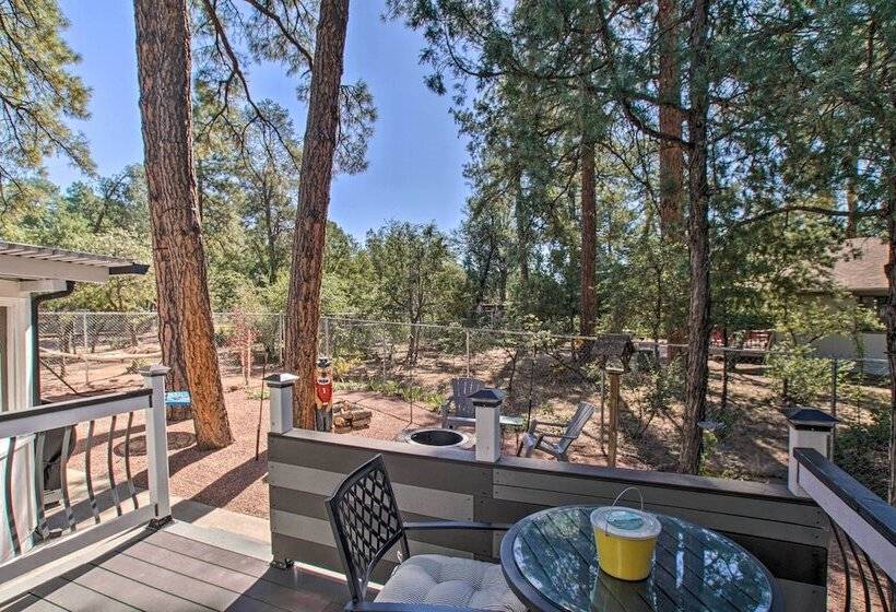 Peaceful Deck + Fire Pit: Payson Home!
