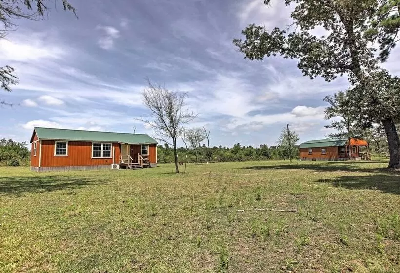 Plantersville Cabin On 50 Acres W/ Pond & Fire Pit
