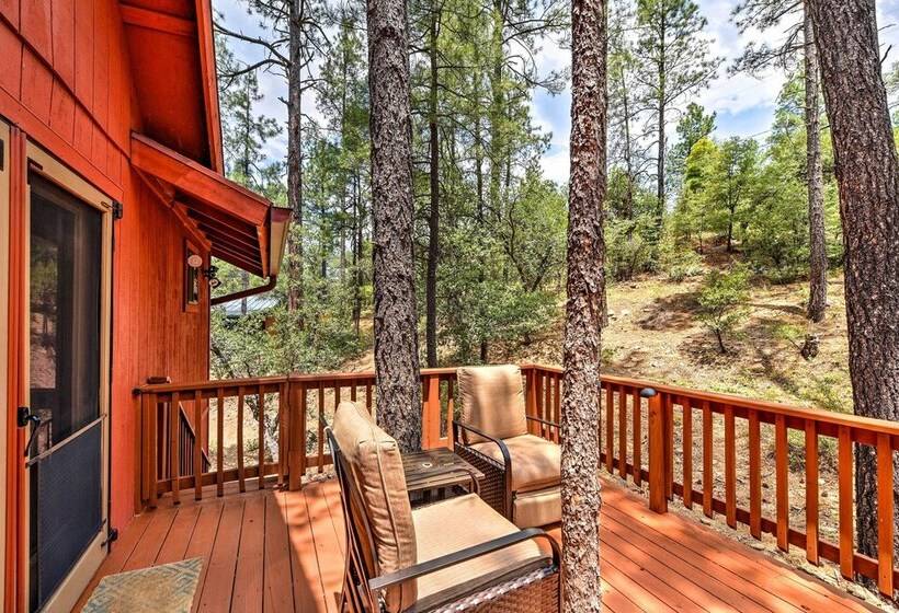Prescott Cabin W/ Beautiful Forest Views & Deck!