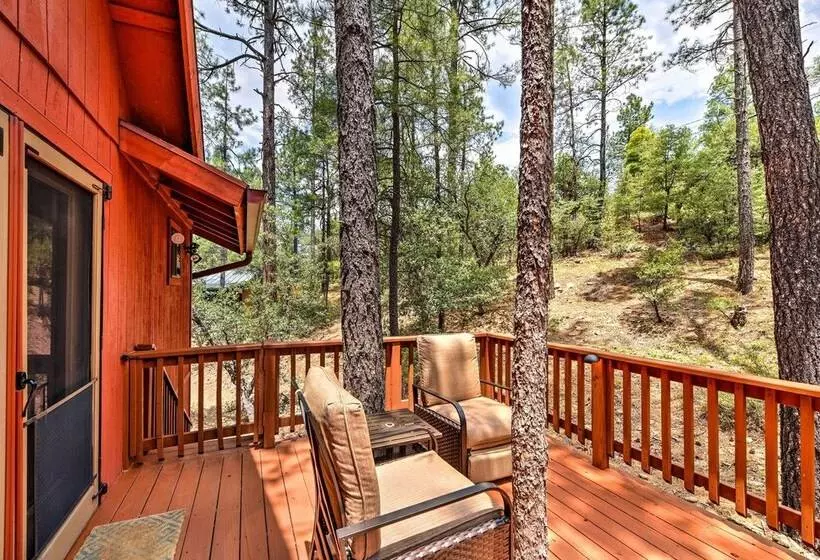 Prescott Cabin W/ Beautiful Forest Views & Deck!