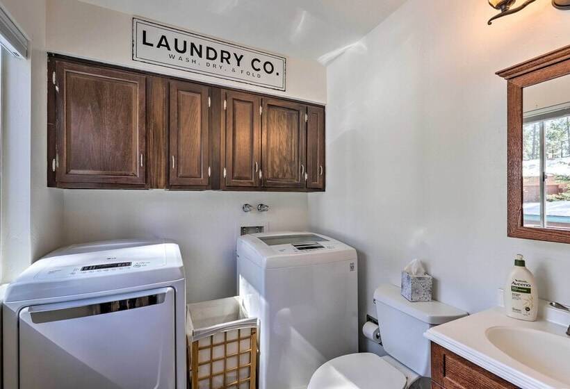 Deck W/ Wooded Views: Rustic Chic Prescott Cabin!